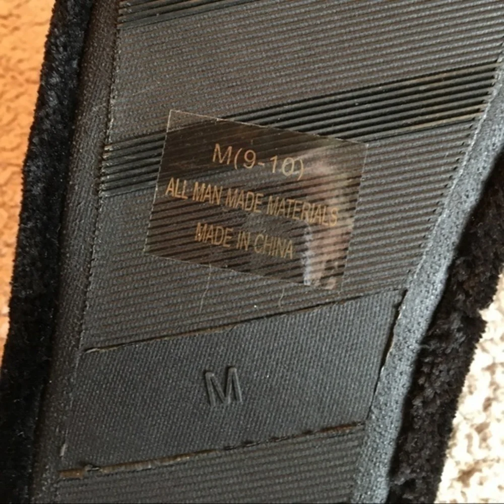 🌸NIB GOLDTOE Mens Memory Foam Slippers - Med 9/10